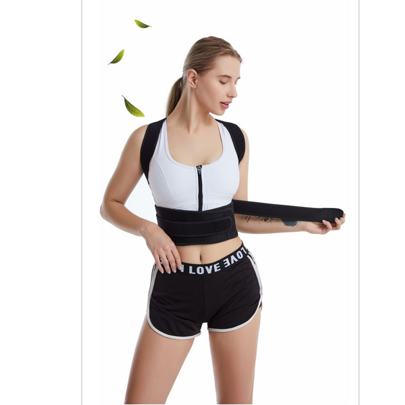 Double Strong Auxiliary Support Bar Padded Back Posture Corrector (7)