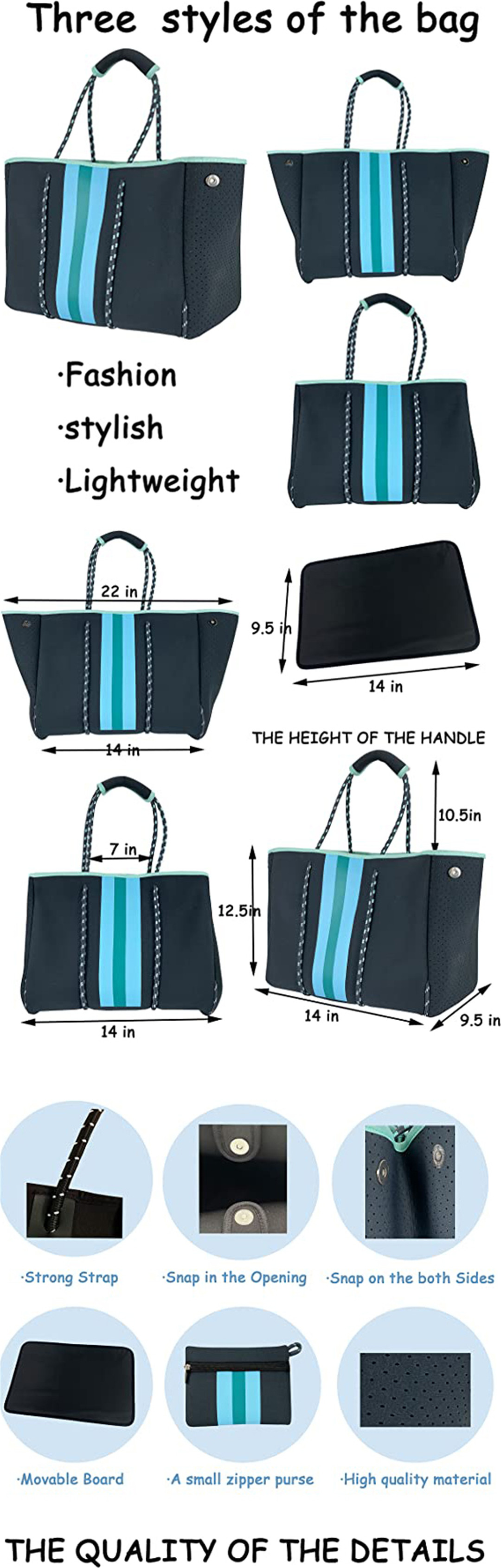 Neoprene Beach Bag