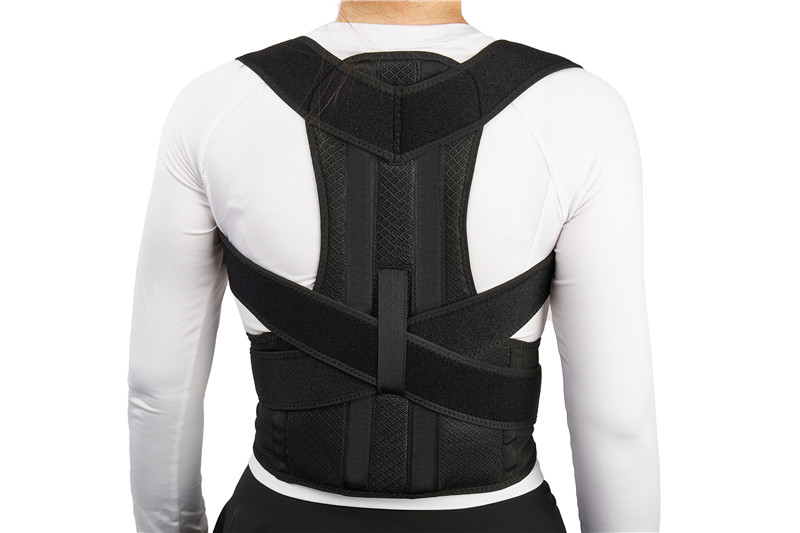 Soporte para espalda axustable máis recente para a dor nas costas superiores e inferiores (7)