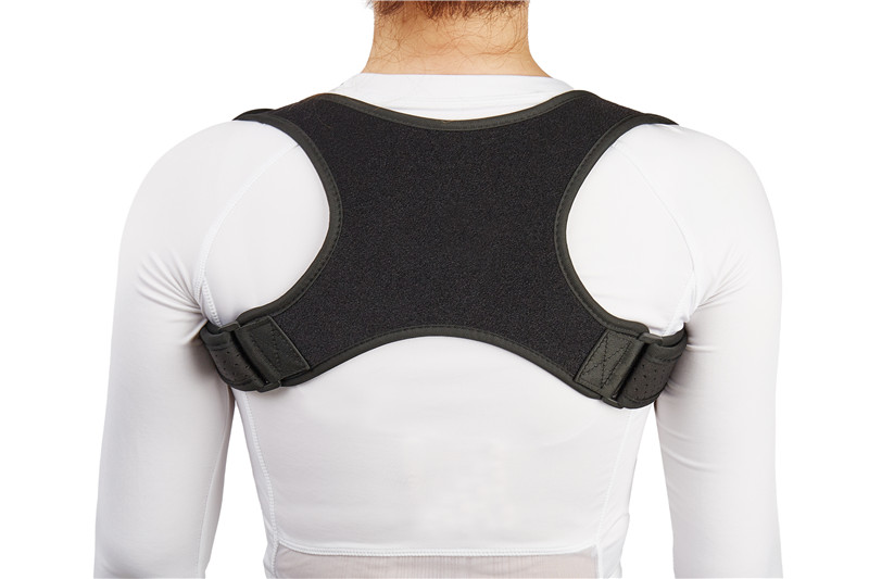 Raddrizzatore per supporto della colonna vertebrale medio-superiore Correttore posturale traspirante delicato sulla pelle (4)