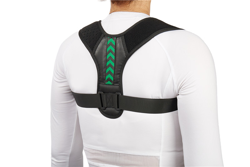 Actualització Corrector de postura opcional multicolor Suport per a l'esquena ajustable Tirador d'esquena (7)