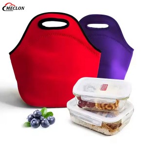 Manufacturer Customized Neoprene Lunch Bags Tote Picnic Bags
