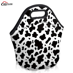 Factory Custom Sublimation Printing Neoprene Lunch Cooler Bag Tote Bag