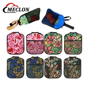 Neoprene Pickleball Paddle Cover Pickletball Racket Sleeve with Inner Pocket and Handle Strap Sports Outdoor