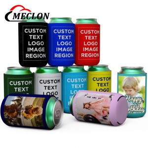 Insulated Neoprene 12oz Beer Cooler Personalized Drink Bottle Can Cooler Holder Sleeve Custom Logo