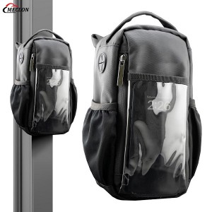 Wholesale Black Magnetic Gym Bag Custom Water Bottle Bag for Hiking
