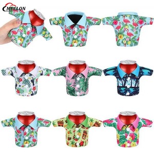 Custom Insulated Neoprene Funny T-Shirt Shape 12oz Can Cooler Sleeve