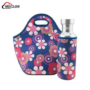 Waterproof Neoprene Lunch Bag Insulated Outdoor Large Capacity Picnic Bag