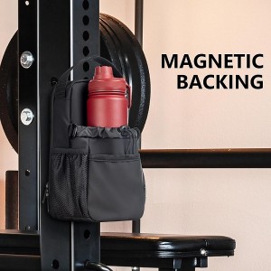 Custom Logo Magnetic Gym Bag Water Bottle Holder Bag Gym Sports Bag Waterproof