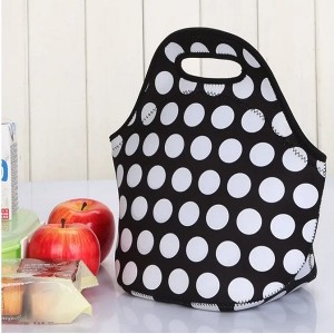Neoprene Lunch Bag for Women Insulated Lunch Tote Bags Washable Lunch Container Box for Work Picnic Lightweight Meal Prep Bags