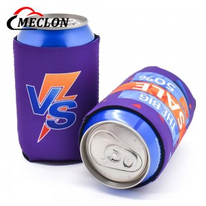Custom Design Stubby Holder Neoprene Print Can Cooler Sleeve Insulated Beer Bottle Cover
