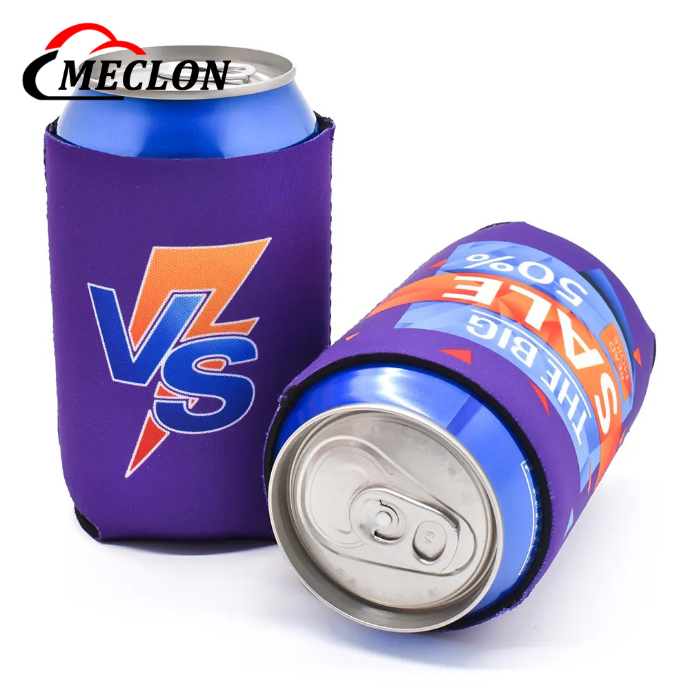 Custom Design Stubby Holder Neoprene Print Can Cooler Sleeve Insulated Beer Bottle Cover