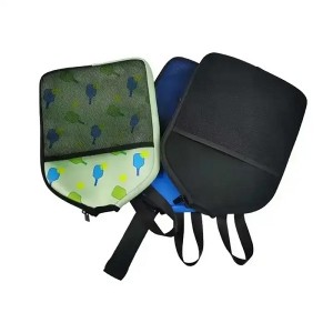 Neoprene Pickleball Paddle Cover Pickletball Racket Sleeve with Inner Pocket and Handle Strap Sports Outdoor