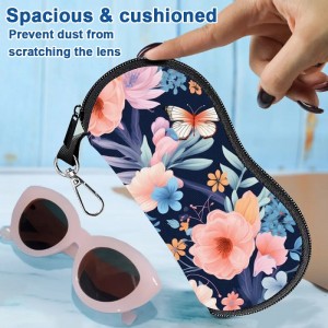 Custom Eyeglasses Storage Bag Neoprene Sunglasses Pouch with Logo