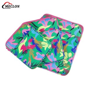 Customizable Neoprene Book Laptop Kindle Sleeve Waterproof Notebook Case Cover for iPad with Front Pocket