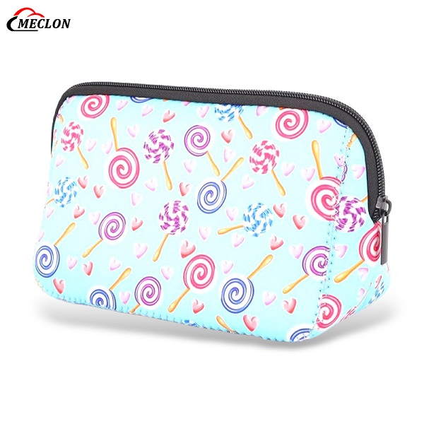 Custom Travel Waterproof Neoprene Cosmetic Pouc...