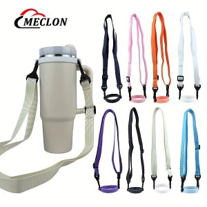 Manufacturer Wholesales Stanley Water Bottle Shoulder Straps, Polyester Silicone Portable Hand-held 20-40oz Water Cups