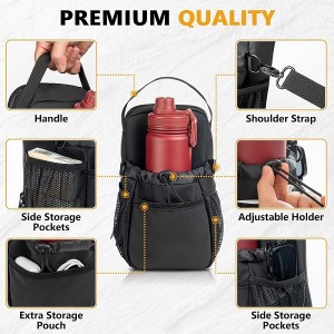 Custom Logo Magnetic Gym Bag Water Bottle Holder Bag Gym Sports Bag Waterproof