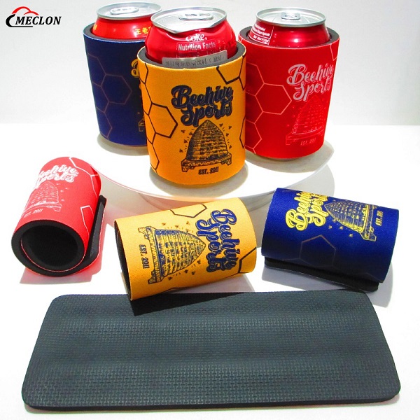 Sublimation Printing Customized Neoprene 12 oz Slap Wrap Beer Can Cooler Holder
