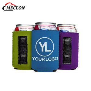 Custom Logo 12oz Neoprene Insulated Magnetic Can cooler for Beer Bottle Cooler Cover Sleeve