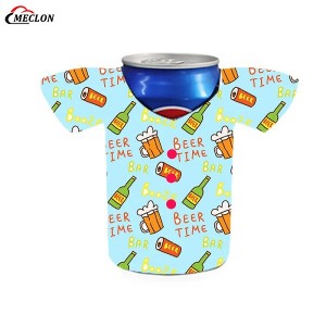 Sublimation Stubby Cooler 330ml Beer Can Holder Bottle Sleeve Neoprene T-shirt Shaped Coolers