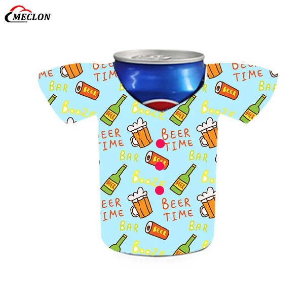Sublimation Stubby Cooler 330ml Beer Can Holder Bottle Sleeve Neoprene T-shirt Shaped Coolers