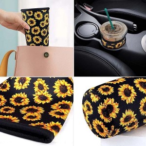 Sublimation Printing Cup Cover Neoprene Iced Coffee Beverage Sleeve Insulated Cup Holder