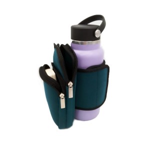 Custom Logo Printing Magnetic Gym Bag Magnetic Water Bottle Holder Sleeve Pouch