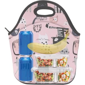 Custom Neoprene Lunch Bag for Kids Insulated Lunch Box Tote Bag