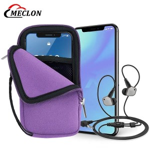 Custom Neoprene Shockproof Protection Phone Pouch Neoprene Phone Bag Waterproof Mobile Phone Carrying Case