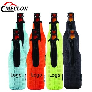 Texture Beer Sleeve Non-slip Neoprene Beer Bottle Cover Holder for 12oz Standard Can Soda Beer Sleeves