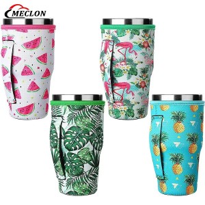 Sublimation Printing Cup Cover Neoprene Iced Coffee Beverage Sleeve Insulated Cup Holder