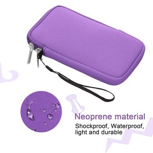 Custom Neoprene Shockproof Protection Phone Pouch Neoprene Phone Bag Waterproof Mobile Phone Carrying Case