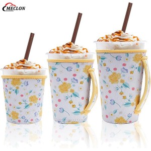 Factory Custom Insulated 16 22 32 OZ 3 Sizes Iced Coffee Cup