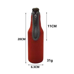 Texture Beer Sleeve Non-slip Neoprene Beer Bottle Cover Holder for 12oz Standard Can Soda Beer Sleeves