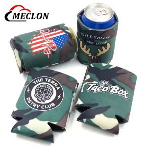 Custom Neoprene Can Cooler Sleeve Cover Non-slip Drinks Can Set