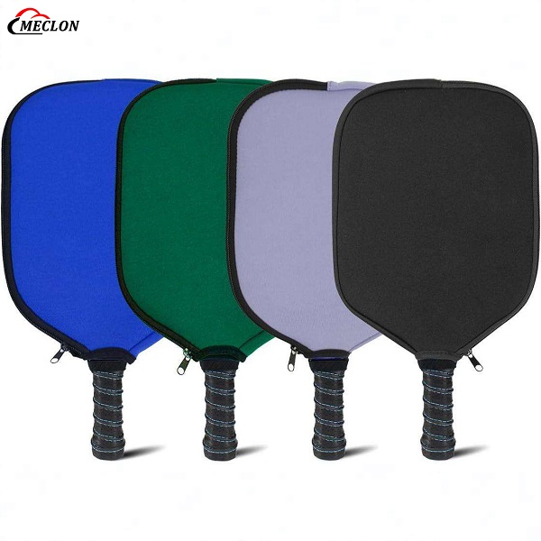 Wholesale High Quality Customized Neoprene PickleBall Beach Tennis Racket protection Zipper Storage Bag