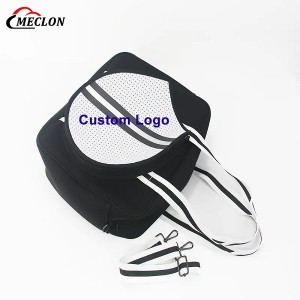 Customized Portable Tennis Bag Waterproof Neoprene Outdoor Sports Tote Bag Large Capacity Gym Training Bag