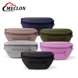 Custom Highly Quality Waist Bag Unisex Light Weight Portable Waist Bag Waterproof Neoprene Fanny Pack