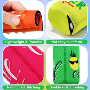 Insulated Neoprene 12oz Beer Cooler Personalized Drink Bottle Can Cooler Holder Sleeve Custom Logo