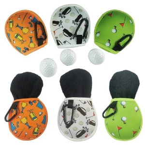 Customized Waterproof Neoprene Golf Ball Holder Bag Mini One Ball Carrier Pouch