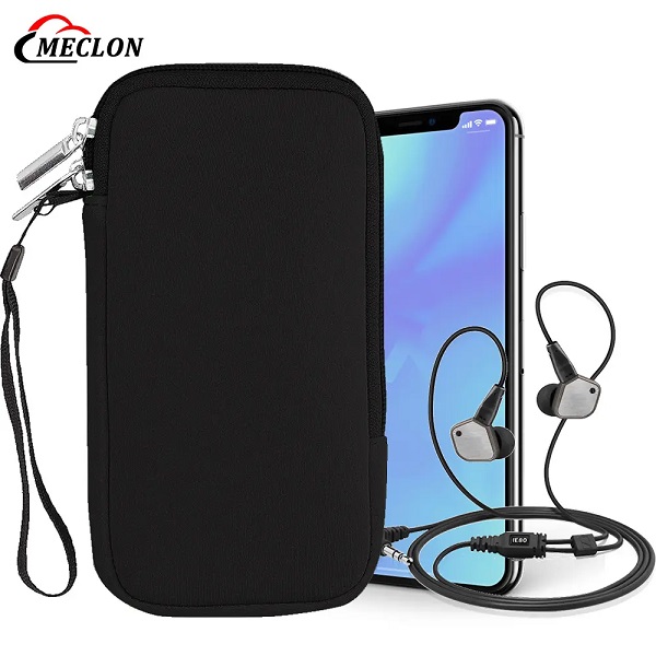 Custom Waterproof Neoprene Phone Pouch Universal Mobile Phone Bag Sleeve Neoprene Phone Carrying Case