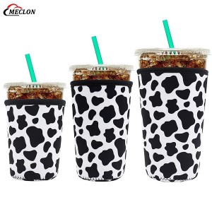 Custom Insulated Blank Neoprene Coffee Cup Cooler Sublimation Iced Coffee Sleeve