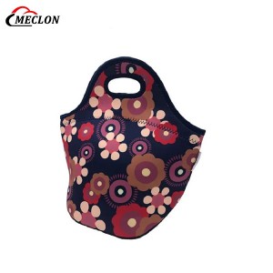 Customizable Neoprene Lunch Tote Bag Kids Insulated Lunch Bag