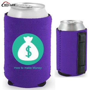Wholesale Neoprene Can Stubby Holder Insulated Magnetic Can Cooler Sleeve Custom Cooler Bag