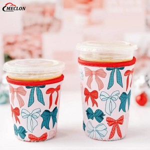 Wholesale Custom 16-32oz Neoprene Can Cooler Reusable Insulated Tumbler Coffee Tea Cup Sleeve