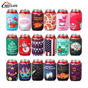 Neoprene Can Coolers 12 oz Sleeves Short Beer Can Sleeve
