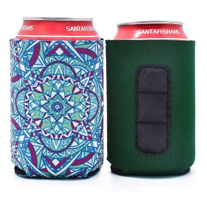 Custom Design Neoprene Beer Can Cooler Holder Magnetic Stubby Holder Insulated Drink Can Cooler Sleeve