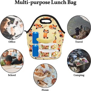 Wholesale Neoprene Alphabet Animals Lunch Bag for KidsInsulated Lunch Box Tote for Adult Teens Boys Teenage Girls Toddlers