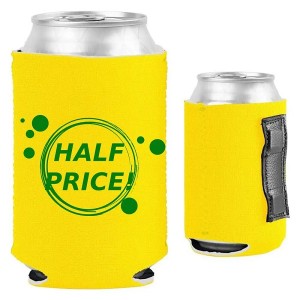 Factory Custom Neoprene Stubby Holder Print Logo Can Cooler Holder Insulated Can Cooler Cover with Magnet
